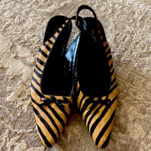kate spade slingback kitten heels Size 10B